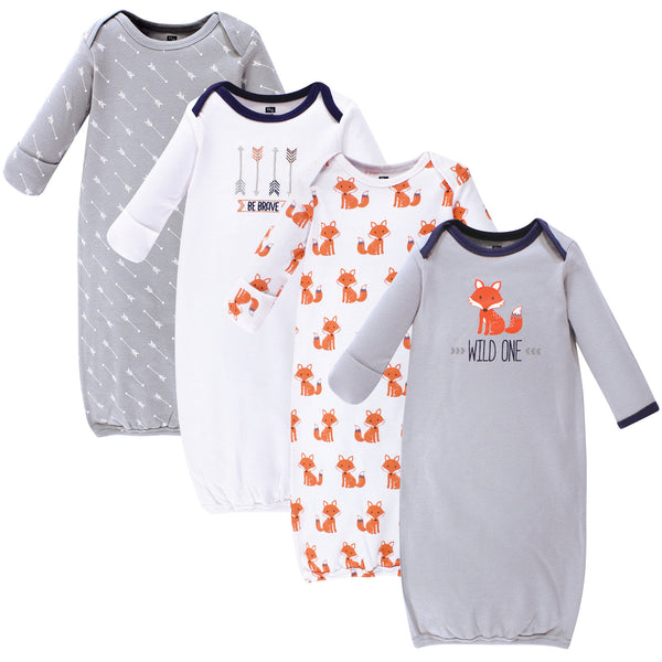 Hudson Baby Boy Cotton Gowns, Wild One