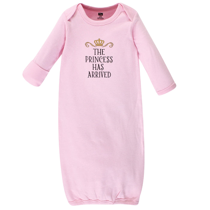 Hudson Baby Infant Girl Cotton Gowns, Princess