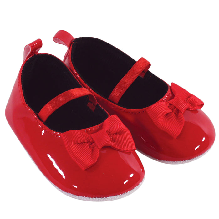 Hudson Baby Infant Girl Cotton Dress, Cardigan and Shoe 3-piece Set, Scottie Dog