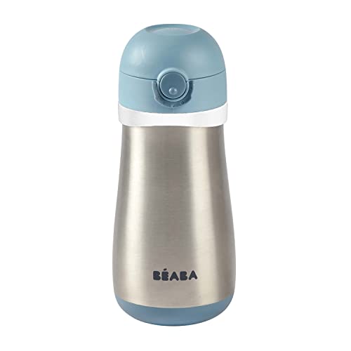 BEABA Stainless Steel Kids Water Bottle