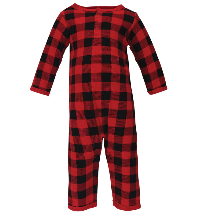 Hudson Baby Infant Boy Holiday Cotton Coveralls 2-Pack, Moose Wonderful Time