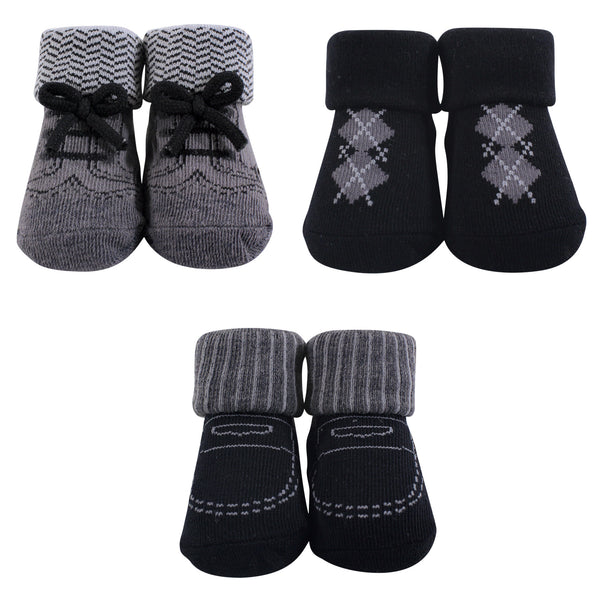 Hudson Baby Infant Boy Socks Boxed Giftset, Gentleman, One Size