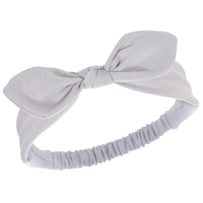 Hudson Baby Infant Girl Headbands 5 Pack, Gray Unicorn, 0-24 Months