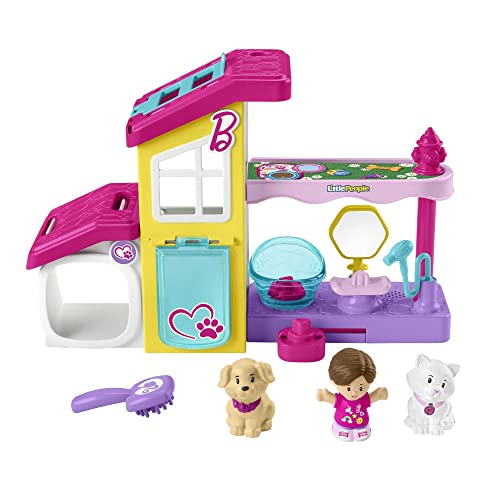 Fisher-price Little People Barbie Play And Care Pet Spa Playset