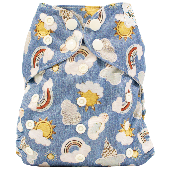 Texas Tushies Slim Fit Pocket Cloth Diaper