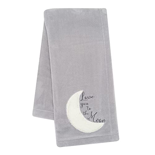 Lambs & Ivy Goodnight Moon Gray Fleece Baby Blanket