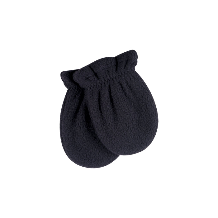 Hudson Baby Infant Boy Trapper Hat, Mitten and Bootie Set, Navy