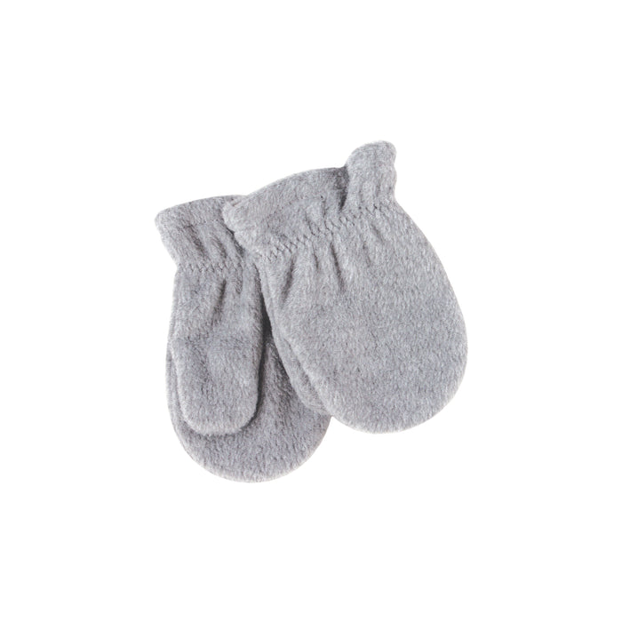 Hudson Baby Trapper Hat, Mitten and Bootie Set, Heather Gray