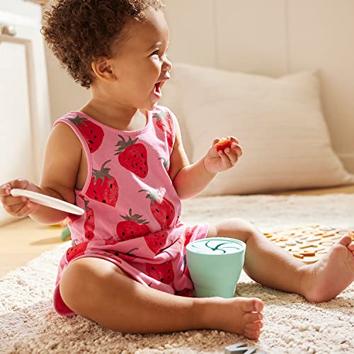 Munchkin® C’est Silicone! Collapsible Toddler Snack Catcher® Cup with Lid
