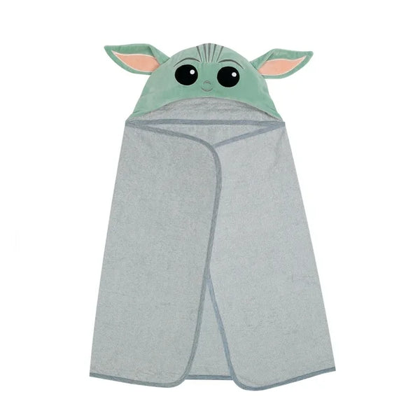 Baby yoda hooded towel sale