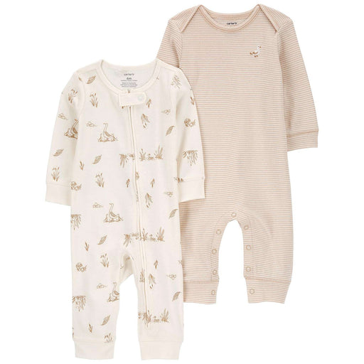 Carter's Baby 2-Pack Jumpsuits in Neutral