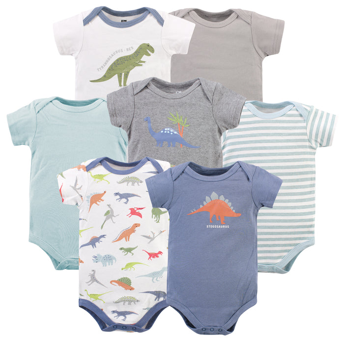 Hudson Baby Infant Boy Cotton Bodysuits, Stegosaurus