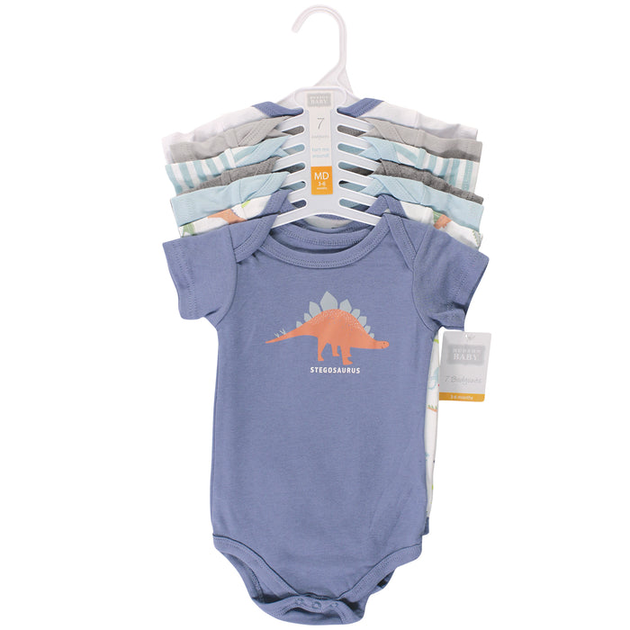 Hudson Baby Infant Boy Cotton Bodysuits, Stegosaurus