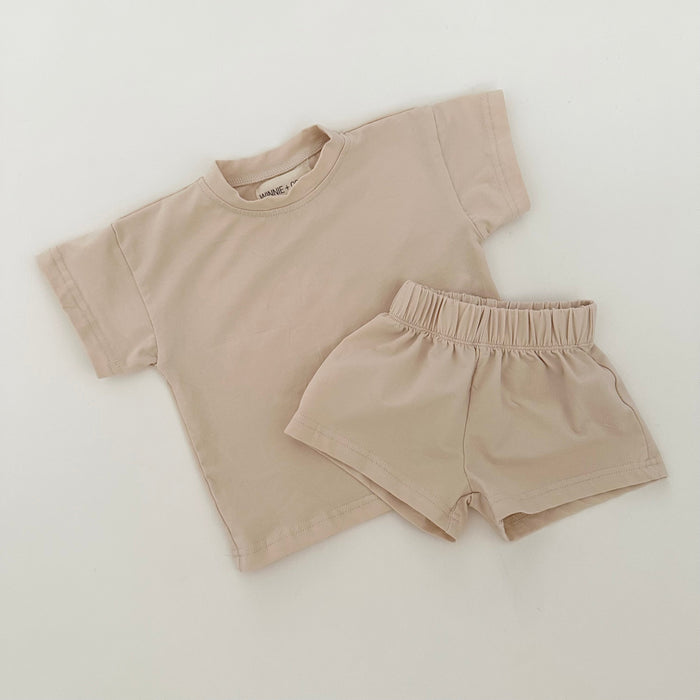 Winnie + Crew Lou Cotton Set in Beige