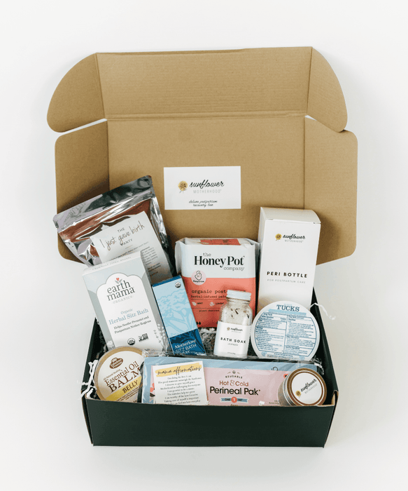 Sunflower Motherhood Deluxe Postpartum Recovery Box