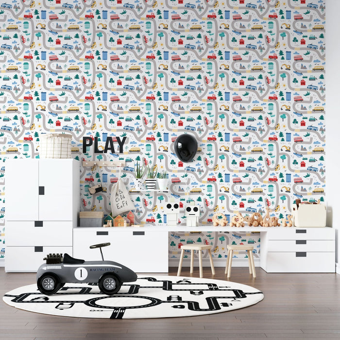 TeepeeJoy Kids and Nursery Car Wallpaper - Urban Explorer