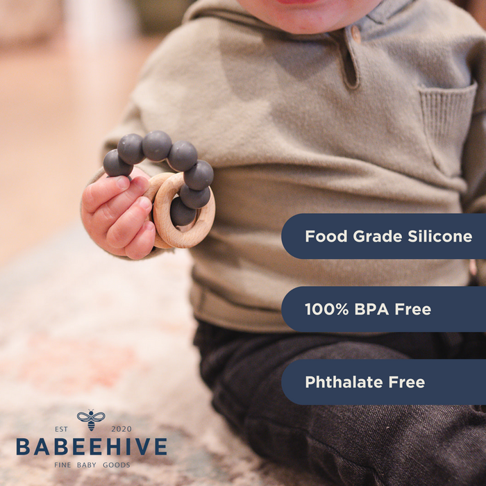Babeehive Goods Apricot Teething Ring