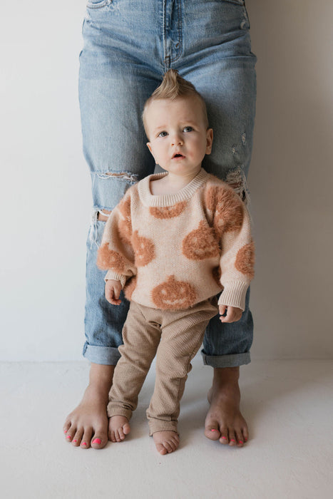 forever french baby Cozy Sweater | Pumpkin