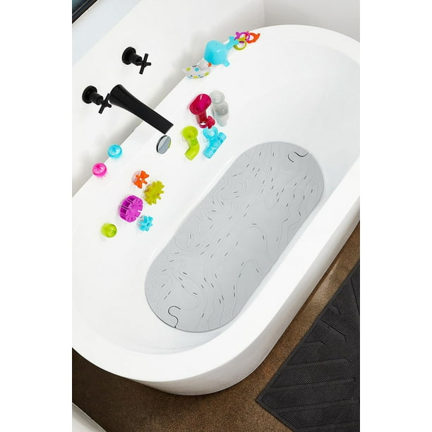 Munchkin Soft Spot Cushioned Bath Mat - Gray