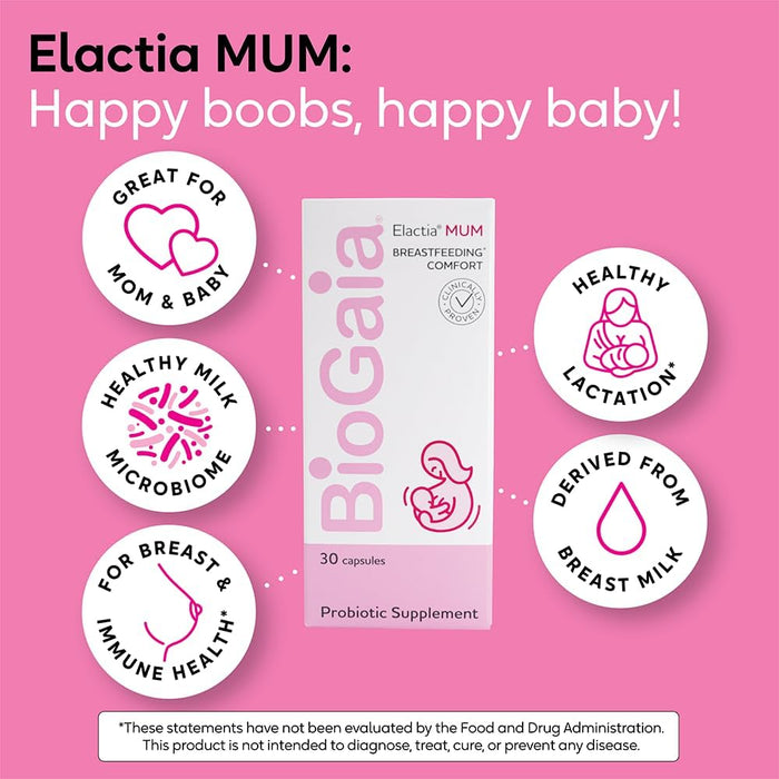 BioGaia Elactia Mum Breastfeeding Probiotic