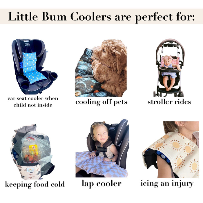 Little Bum Coolers BERRY PRETTY Car Seat Cooler