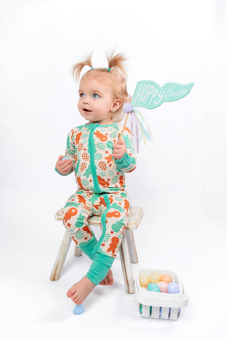 Dream Big Little Co WHAT'S UP PEEPS DREAM ROMPER