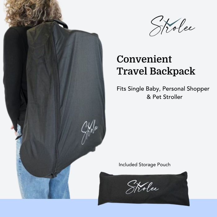 Strolee Carts Travel Backpack -Single Baby, Pet & Shopper