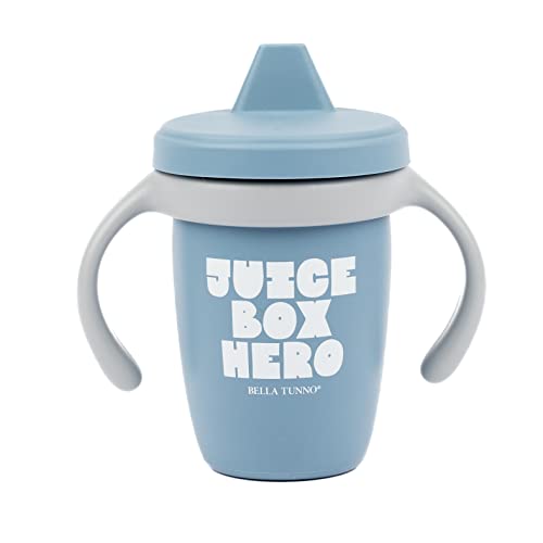 Bella Tunno Happy Sippy Cup - Transition Sippy Cups for Baby, Juice Box Hero