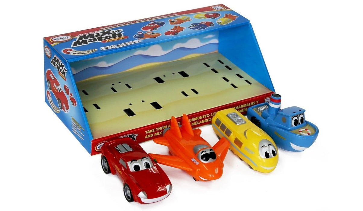 Popular Playthings Magnetic Mix or Match Vehicles Junior