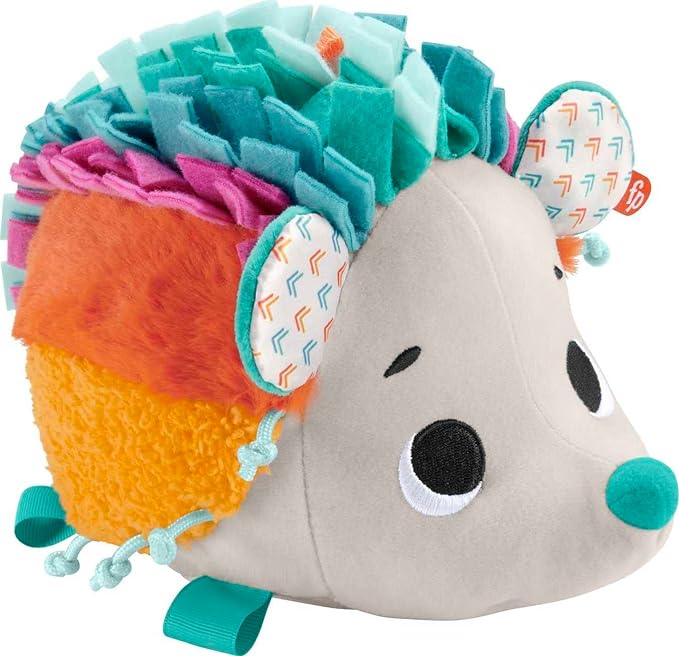 Fisher-Price Cuddle N Snuggle Hedgehog Newborn Plush Sensory Toy