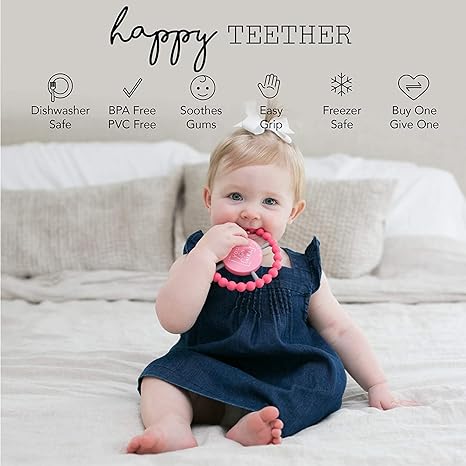 Bella Tunno Happy Teether – Soft & Easy Grip Baby Teether Toy