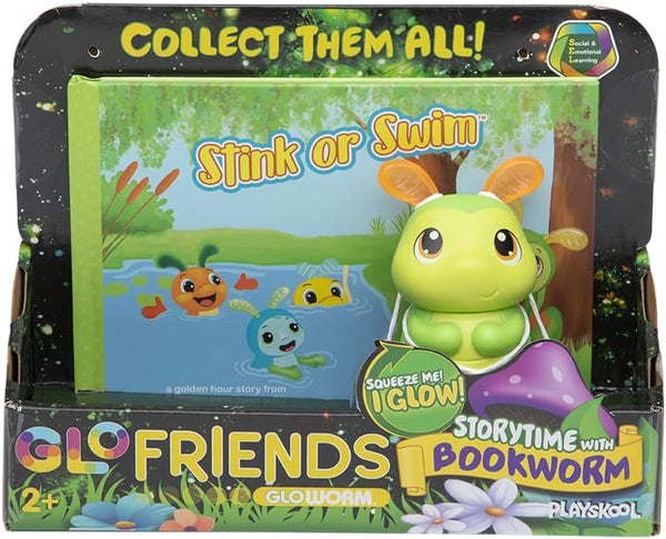 Playskool Glo Friends Stink or Swim - Storytime Book with Bookworm