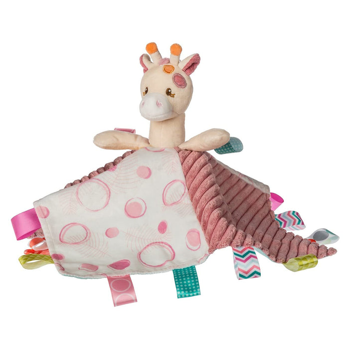 Taggies Stuffed Animal Lovey Security Blanket with Sensory Tags