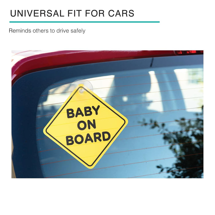 Belle On The Go Baby on Board Sign 2 Pack