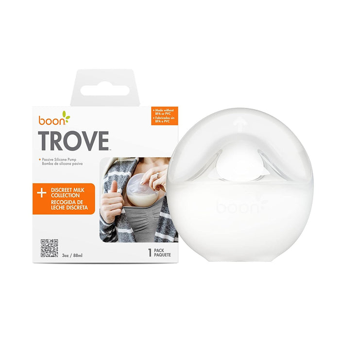 Boon TROVE Silicone Manual Breast Pump - Hands Free Breast Pump