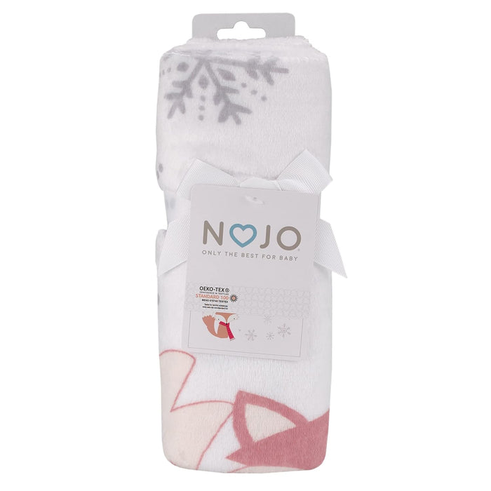 NoJo Fox "My 1st Christmas" Holiday Photo Op Super Soft Baby Blanket