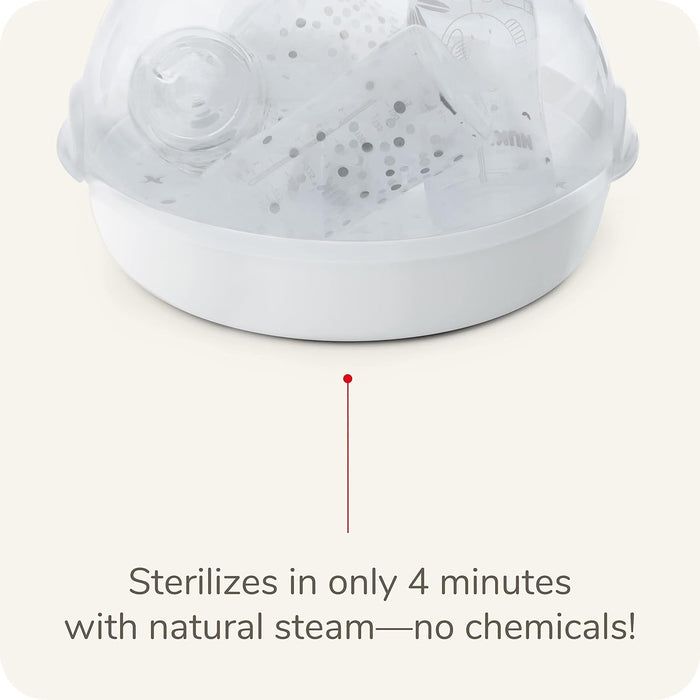 NUK Micro Express Microwave Steam Baby Bottle Sterilizer