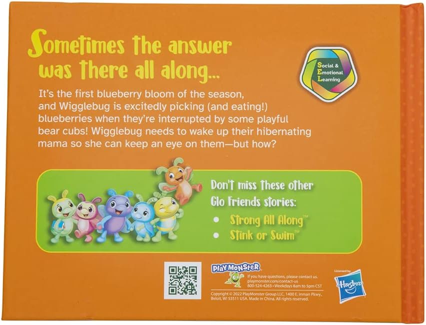 Playskool Glo Friends- Book with Glowing Toy Storytime with Wigglebug