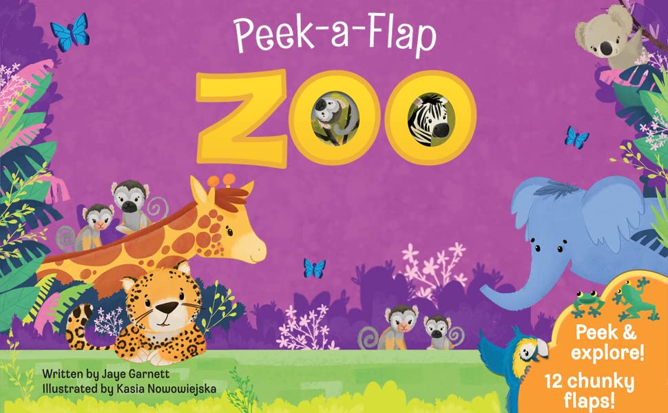 Zoo - (Peek a Flap) by Jaye Garnett