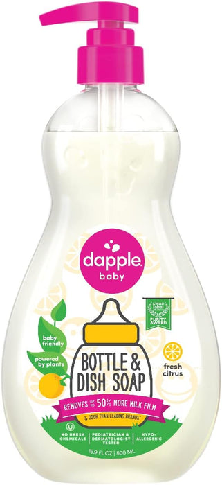Dapple Baby 16.9 Oz. Fresh Citrus Bottle & Dish Soap