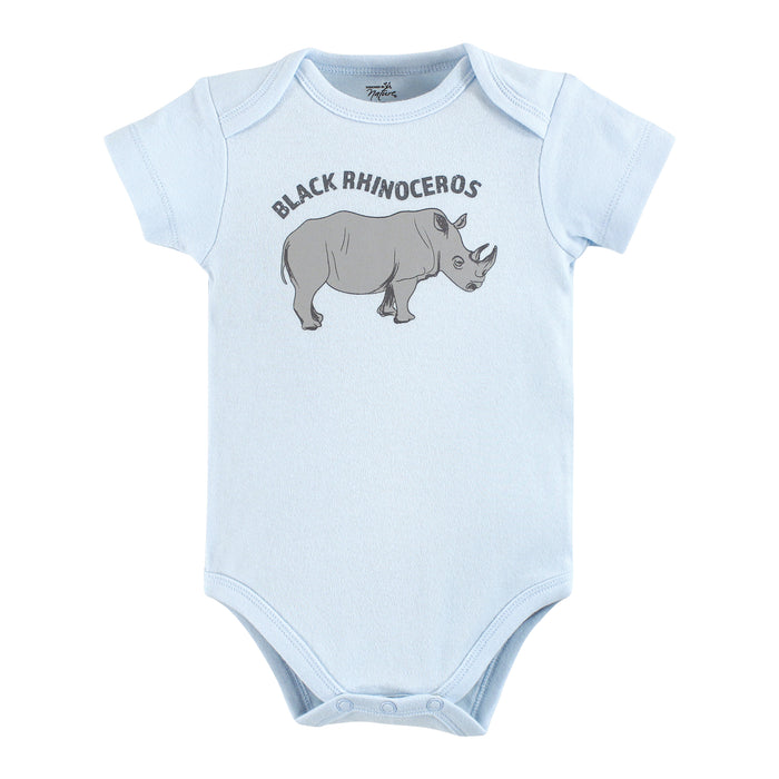 Touched by Nature Organic Cotton Bodysuits, Endangered Safari