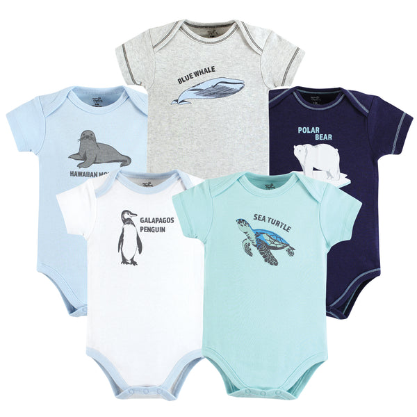 Touched by Nature Organic Cotton Bodysuits, Endangered Sea Animals