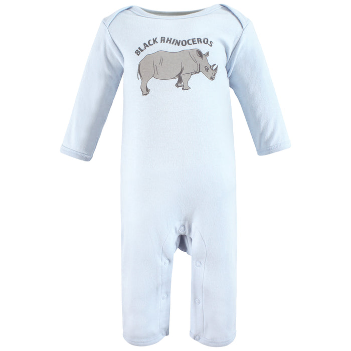 Touched by Nature Organic Cotton Coveralls, Endangered Rhino
