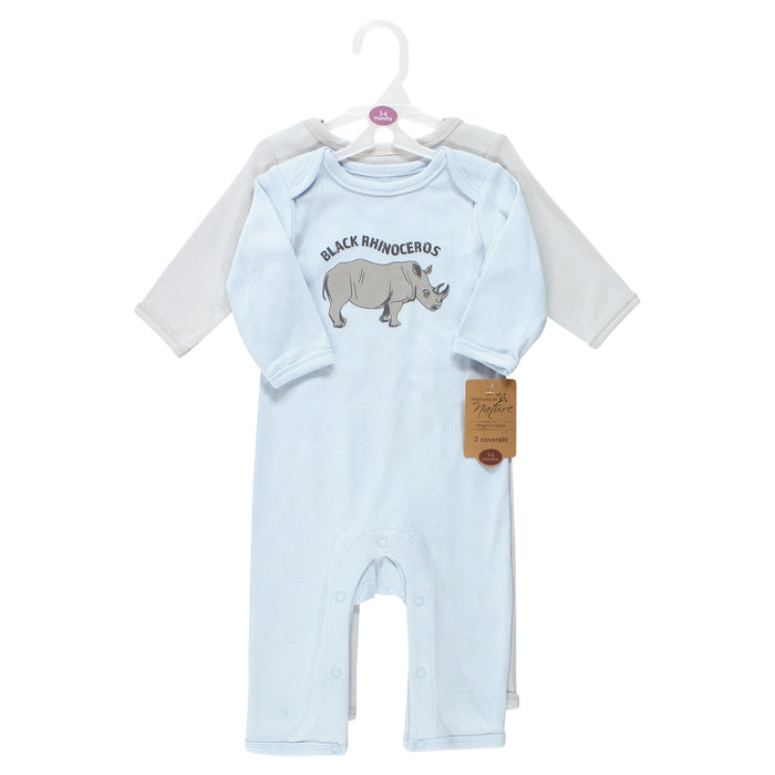 Touched by Nature Organic Cotton Coveralls, Endangered Rhino