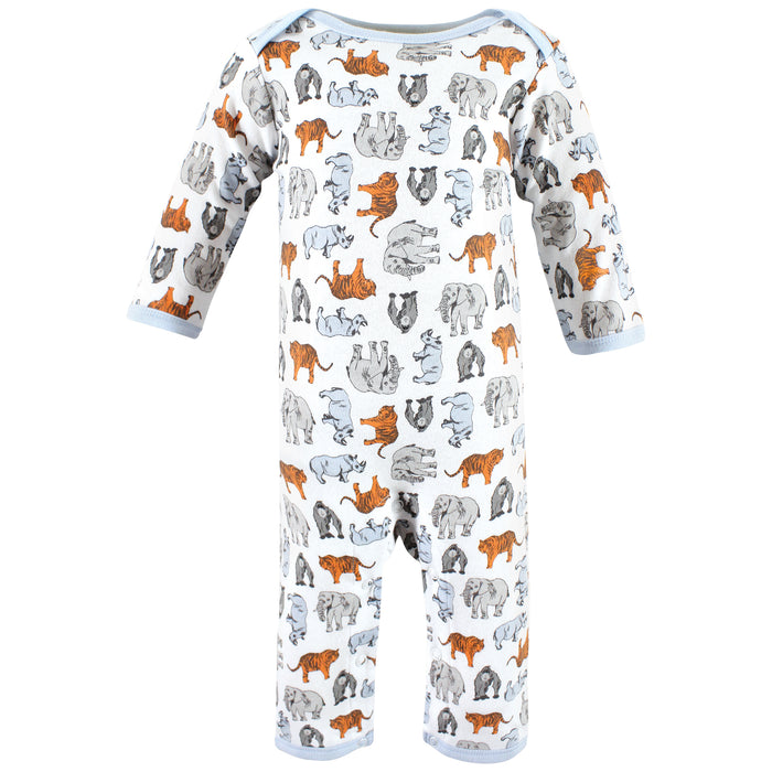 Touched by Nature Organic Cotton Coveralls, Endangered Elephant