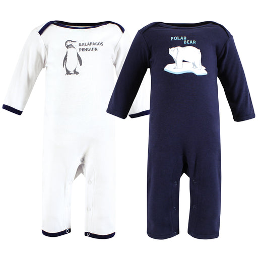 Touched by Nature Organic Cotton Coveralls, Endangered Polar Bear