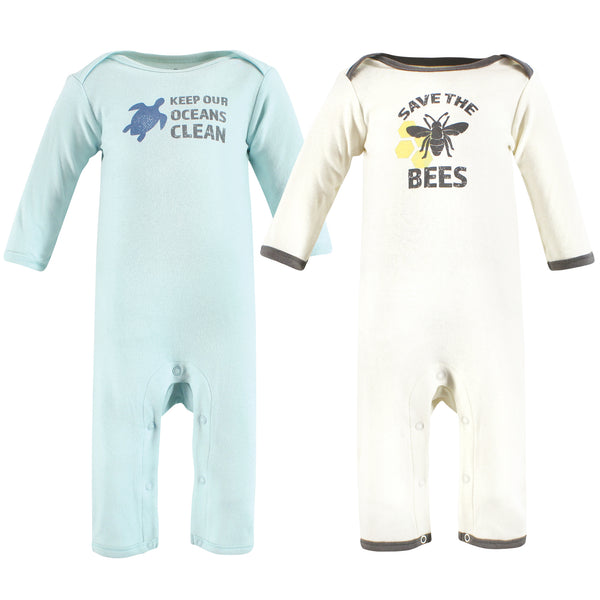 Touched by Nature Organic Cotton Coveralls, Save The Bees