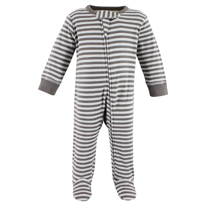 Touched by Nature Organic Cotton Sleep and Play, Neutral Endangered Safari