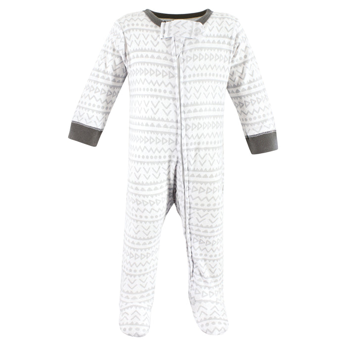 Touched by Nature Organic Cotton Sleep and Play, Neutral Endangered Safari