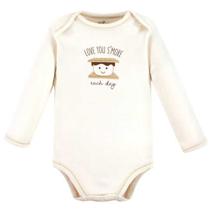 Touched by Nature Organic Cotton Long-Sleeve Bodysuits, Fall Food